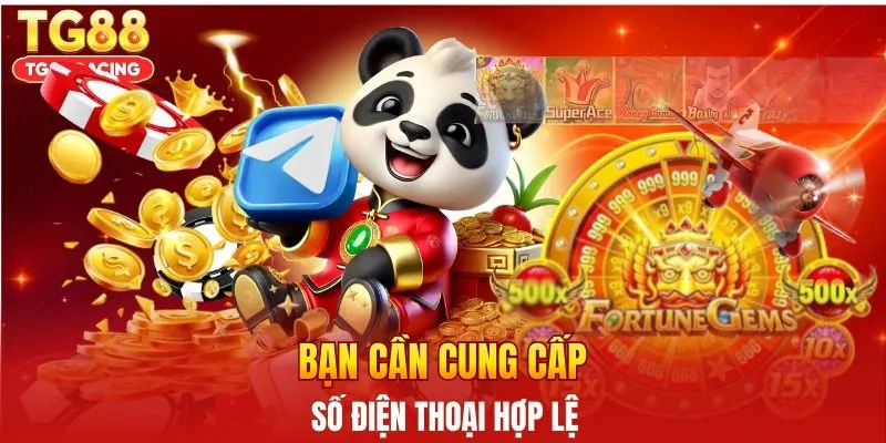 Bạn cần cung cấp số điện thoại hợp lệ